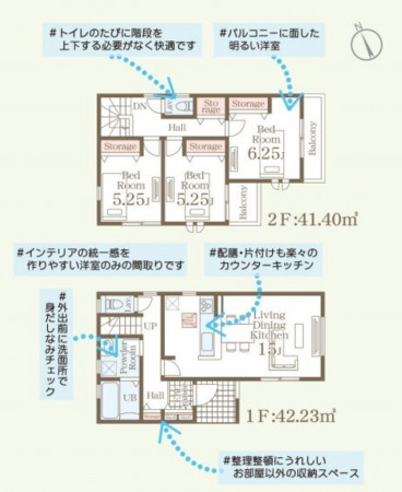 仙台市宮城野区清水沼、新築一戸建ての間取り画像です