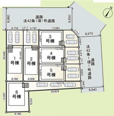 多賀城市大代、新築一戸建ての画像です