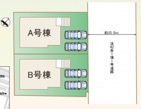 仙台市宮城野区鶴ケ谷、新築一戸建ての画像です