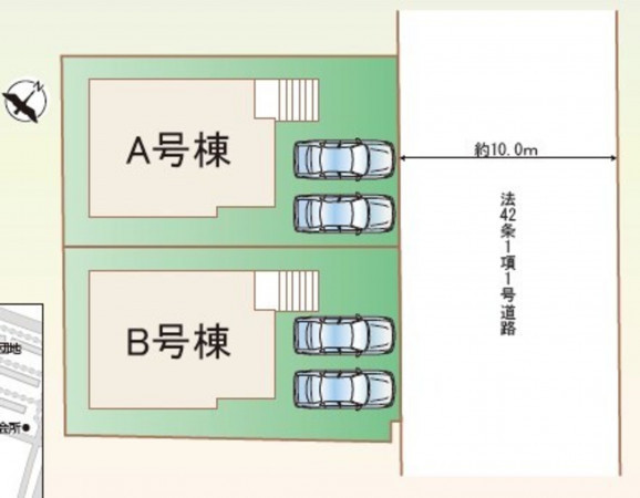 仙台市宮城野区鶴ケ谷、新築一戸建ての画像です