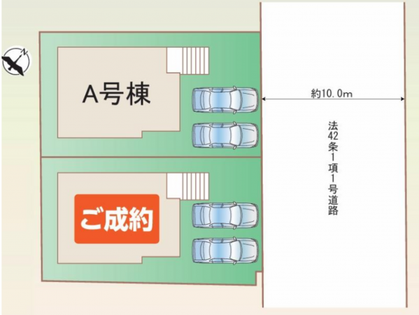 仙台市宮城野区鶴ケ谷、新築一戸建ての画像です