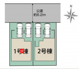 多賀城市高橋、新築一戸建ての画像です