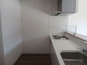 仙台市宮城野区新田、マンションのキッチン画像です