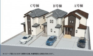 多賀城市八幡、新築一戸建ての画像です