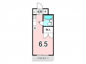 仙台市宮城野区新田、マンションの間取り画像です