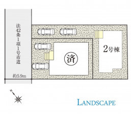 仙台市宮城野区鶴ケ谷、新築一戸建ての画像です