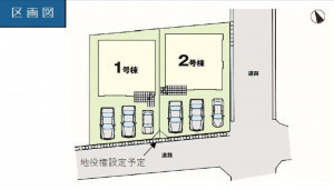 仙台市宮城野区自由ケ丘、新築一戸建ての画像です
