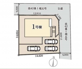 多賀城市笠神、新築一戸建ての画像です