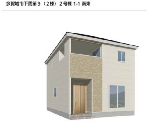 多賀城市下馬、新築一戸建ての画像です