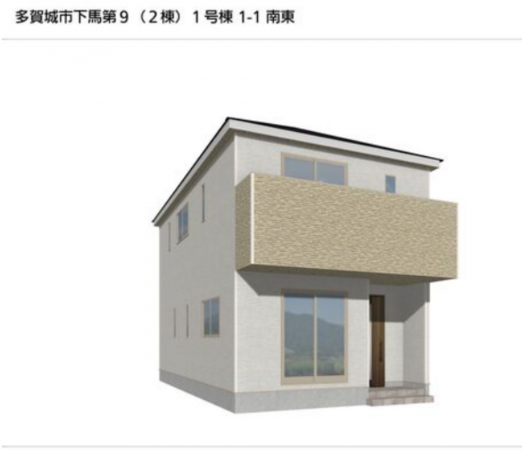 多賀城市下馬、新築一戸建ての画像です
