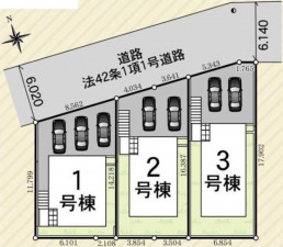 仙台市宮城野区安養寺、新築一戸建ての画像です