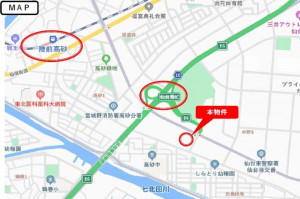 仙台市宮城野区中野、土地の画像です