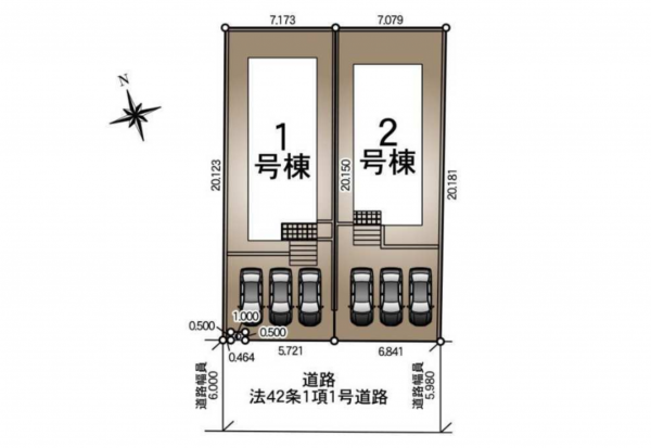 仙台市宮城野区鶴ケ谷、新築一戸建ての画像です