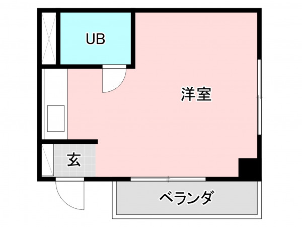 仙台市宮城野区萩野町、マンションの間取り画像です