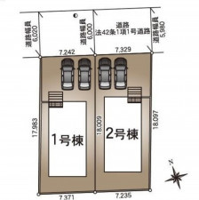 仙台市宮城野区安養寺、新築一戸建ての画像です