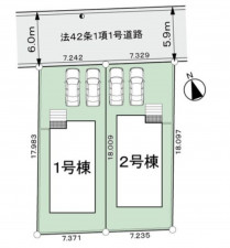 仙台市宮城野区安養寺、新築一戸建ての画像です