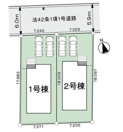 仙台市宮城野区安養寺、新築一戸建ての画像です