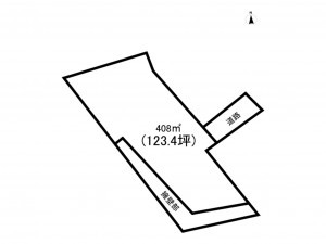 仙台市宮城野区東仙台、土地の間取り画像です