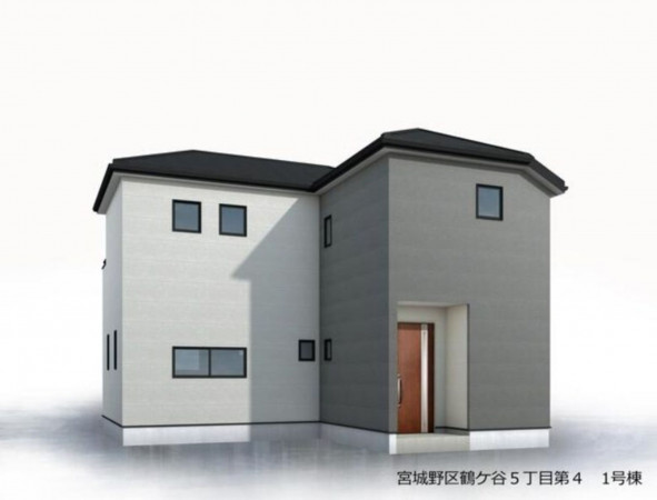 仙台市宮城野区鶴ケ谷、新築一戸建ての画像です