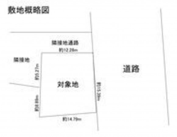 八千代市緑が丘、土地の間取り画像です