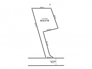 八千代市大和田新田、土地の間取り画像です