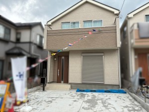 八千代市八千代台北、新築一戸建ての外観画像です