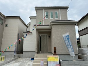 八千代市勝田台、新築一戸建ての外観画像です