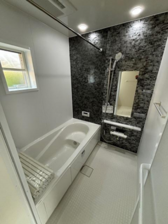 八千代市大和田新田、新築一戸建ての風呂画像です