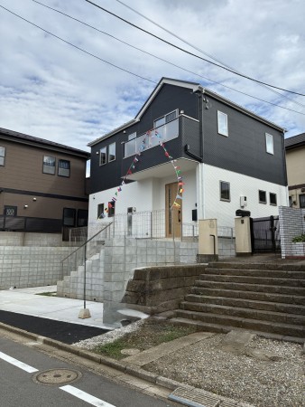 八千代市大和田新田、新築一戸建ての外観画像です