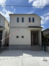 八千代市勝田台、新築一戸建ての外観画像です