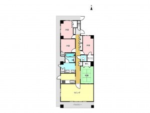 八千代市緑が丘、マンションの間取り画像です