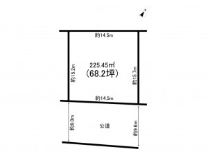 八千代市八千代台北、土地の間取り画像です