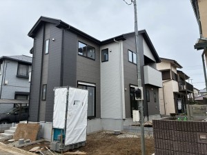 八千代市勝田台南、新築一戸建ての外観画像です