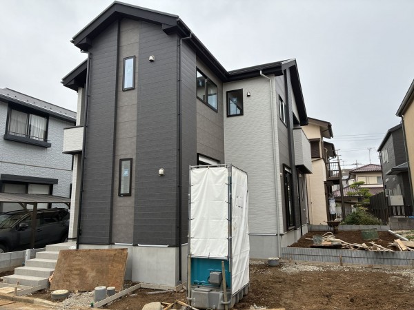 八千代市勝田台南、新築一戸建ての外観画像です