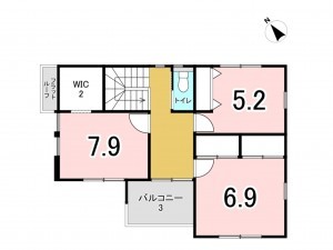 八千代市八千代台北、新築一戸建ての間取り画像です