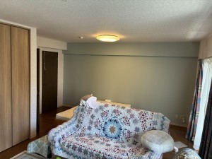 八千代市大和田新田、マンションの居間画像です
