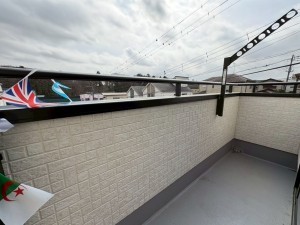 八千代市八千代台東、新築一戸建てのバルコニー画像です