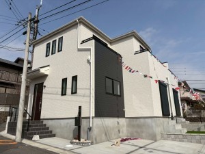 八千代市八千代台東、新築一戸建ての外観画像です