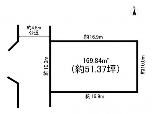 八千代市八千代台西、土地の間取り画像です