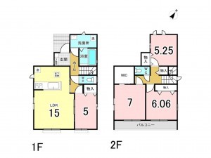 八千代市八千代台北、新築一戸建ての間取り画像です