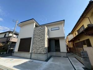 八千代市大和田新田、新築一戸建ての外観画像です
