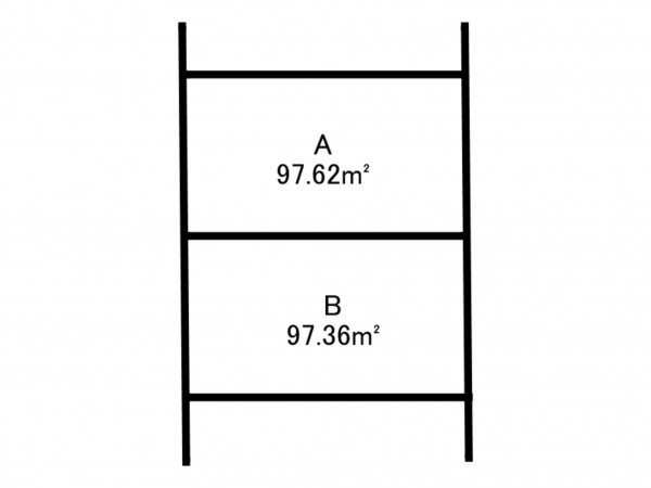 八千代市勝田台、土地の間取り画像です