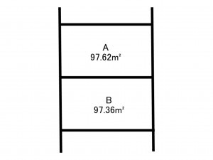 八千代市勝田台、土地の間取り画像です