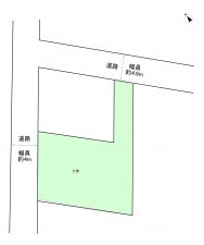 八千代市勝田台、土地の間取り画像です