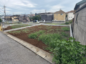 八千代市萱田町、土地の外観画像です
