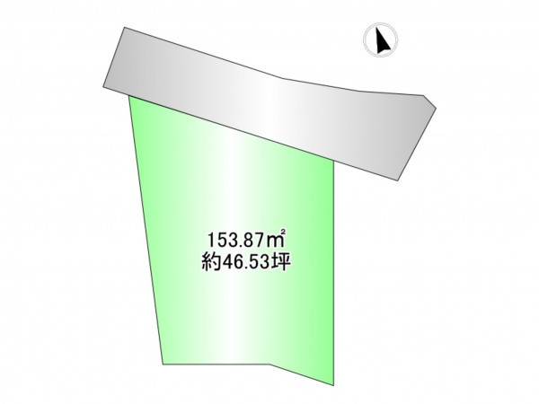八千代市萱田町、土地の間取り画像です