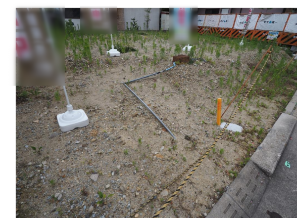 川西市清和台、土地の画像です