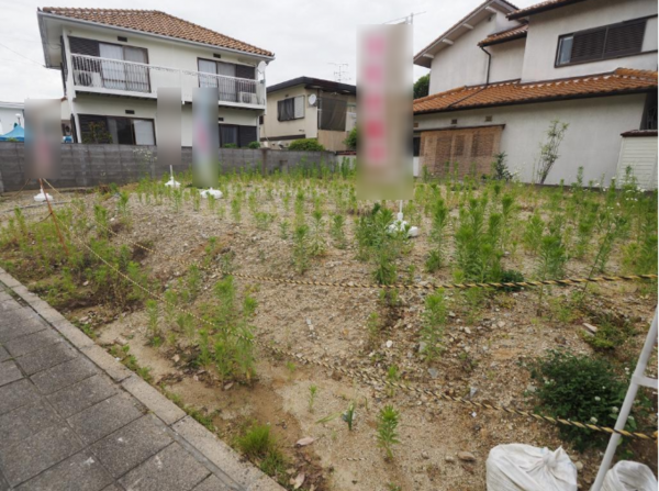 川西市清和台、土地の画像です
