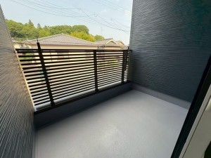 川西市多田院、新築一戸建てのバルコニー画像です