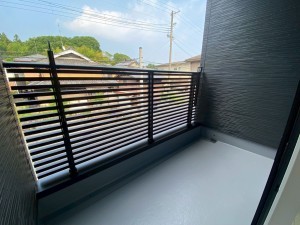 川西市多田院、新築一戸建てのバルコニー画像です